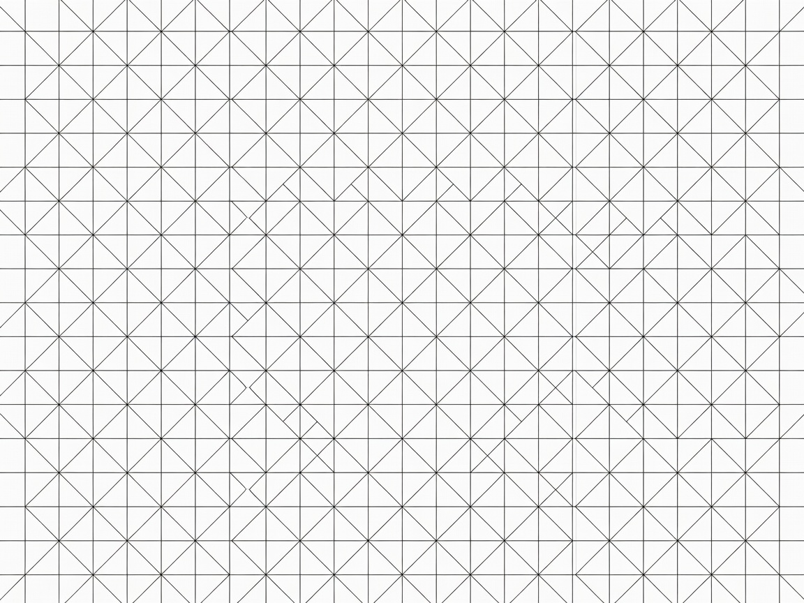 Minimalist architectural line grid representing foundation neural networks